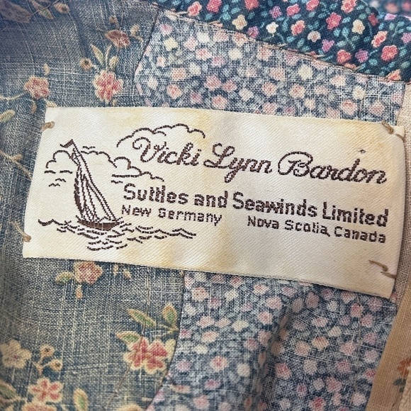 Suttles & Seawinds Vintage Victorian Dress House on Prairie Cottagecore Cotton - Picture 12 of 15